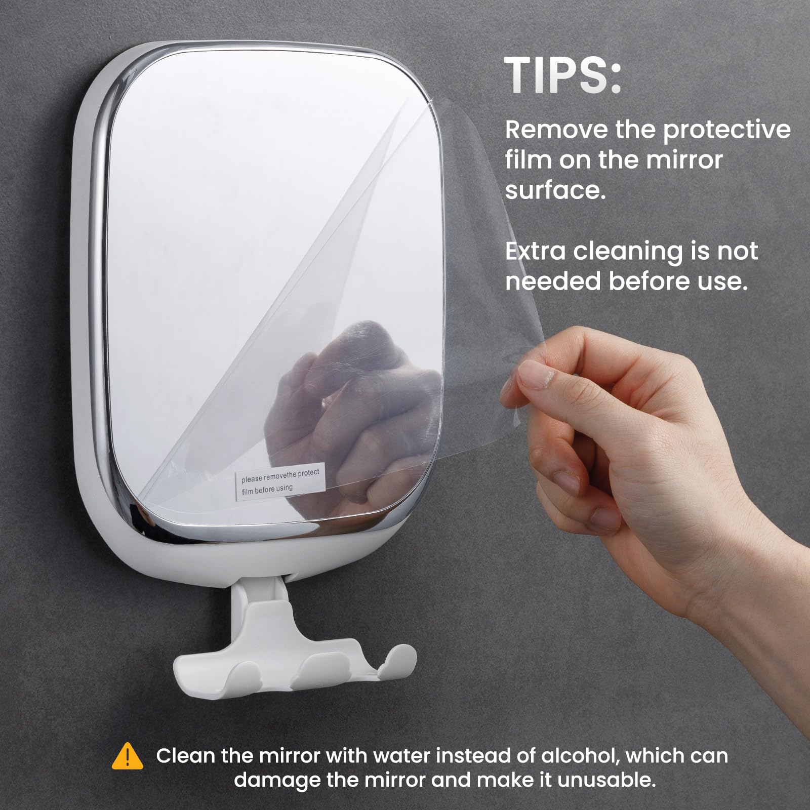 TAILI razor holder and hooks organize razors and accessories neatly.