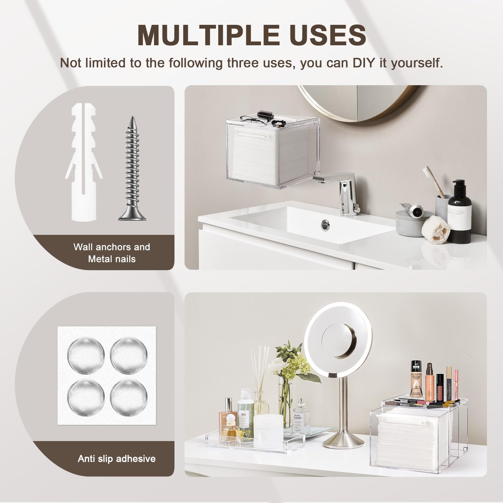 TAINESS compatible with Clean Skin Club Towels XL for convenient storage.