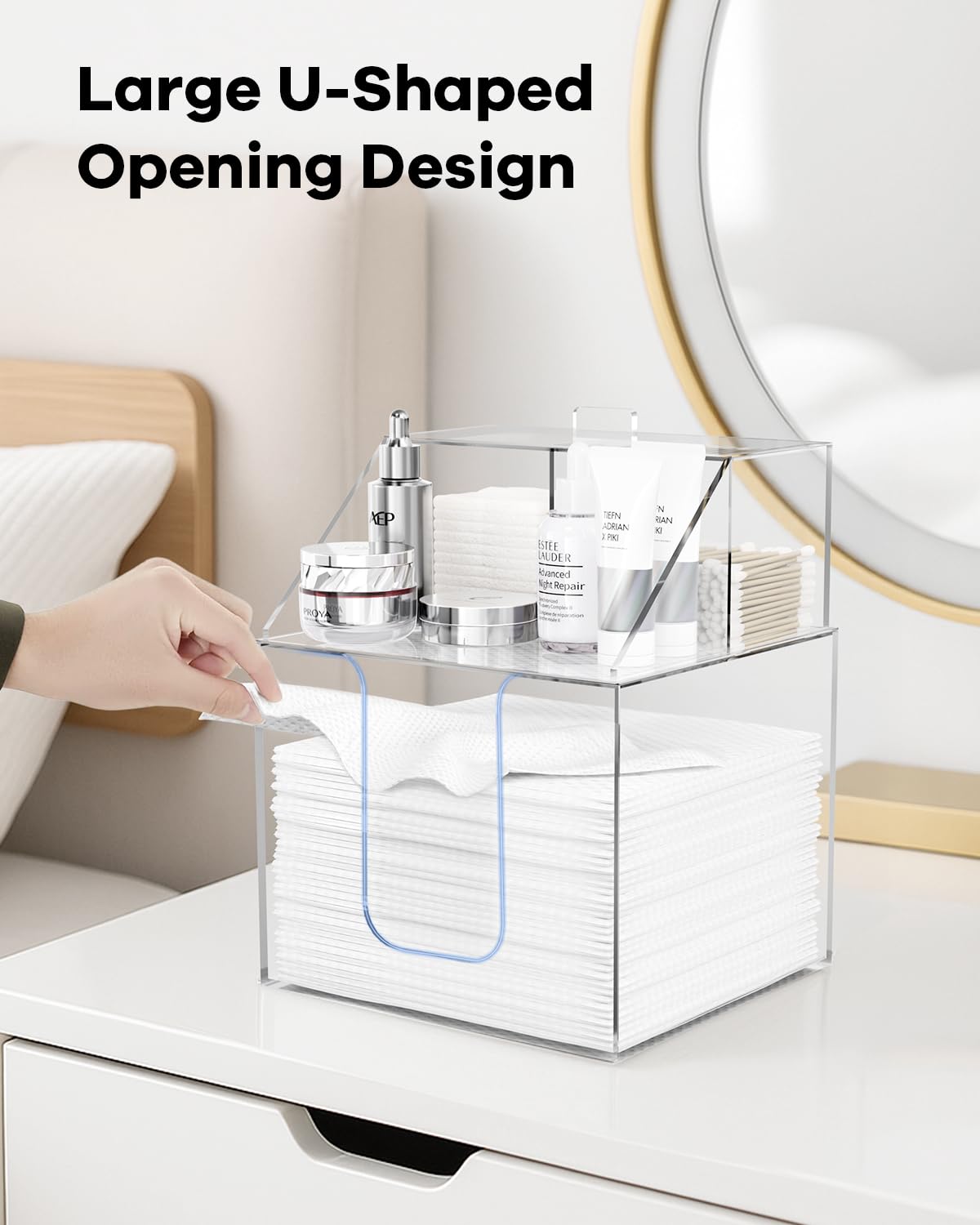 TAINESS durable acrylic construction with strong load-bearing capacity for everyday bathroom use