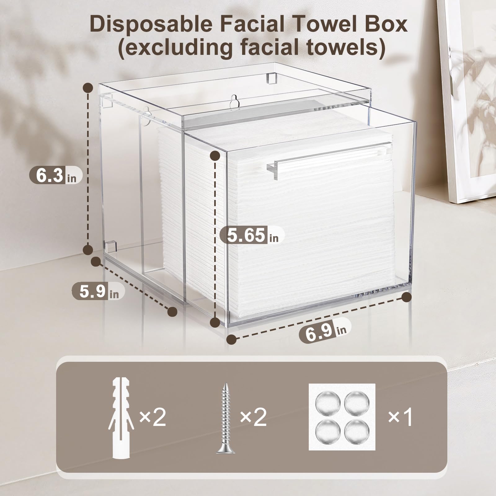 TAINESS top surface stores toiletries for quick access.
