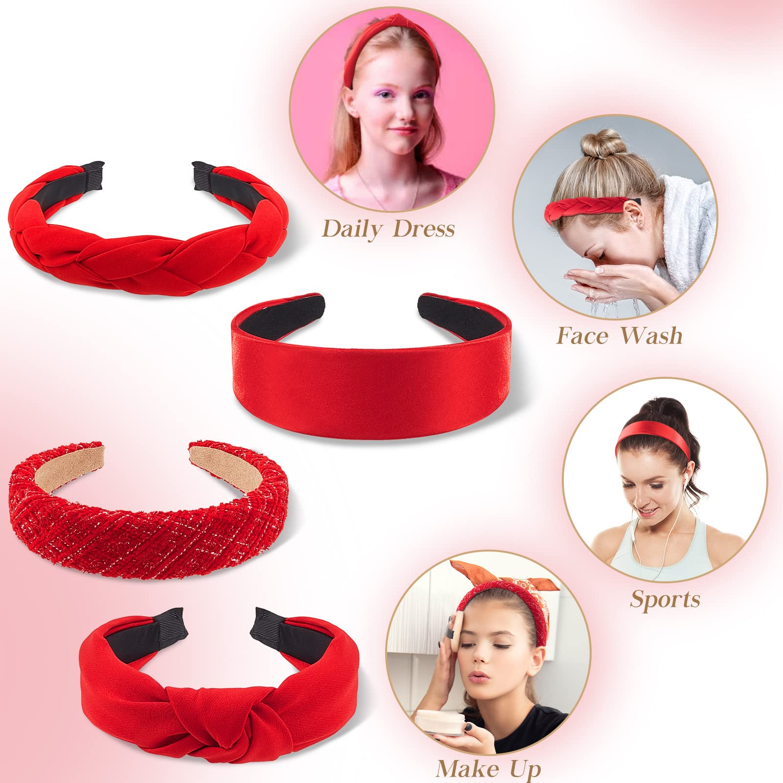 Taiyin red headband packaging highlights gift-ready set for holidays and celebrations.
