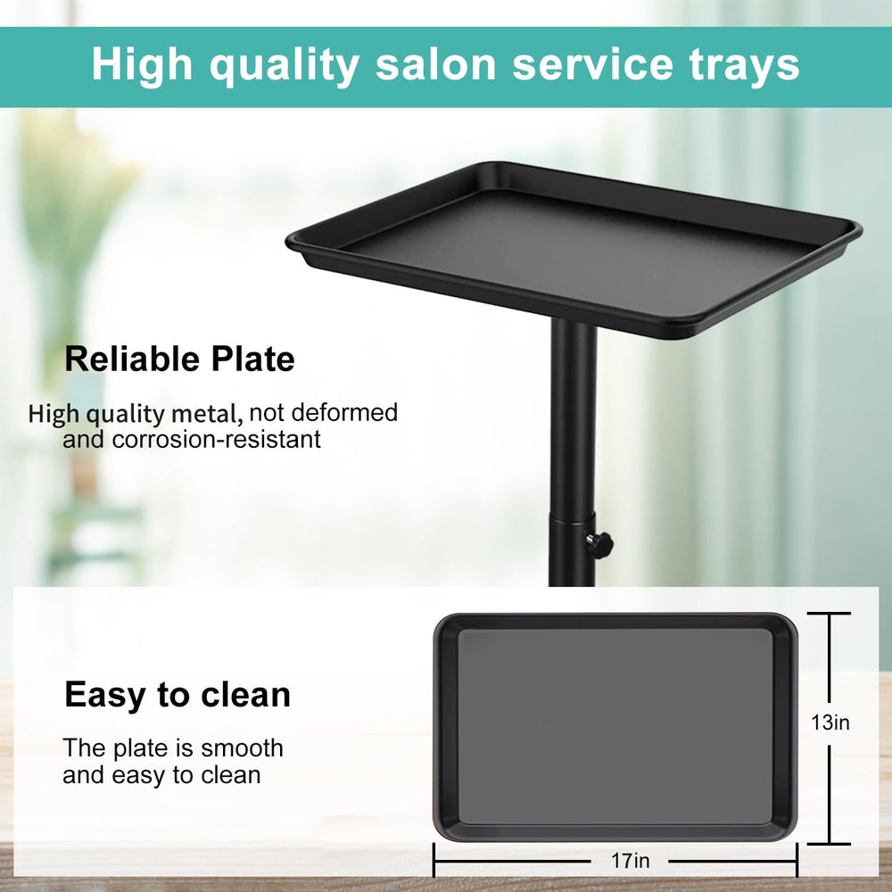Takeashine hairstylist tray with sturdy feet supports daily salon and tattoo workflows.