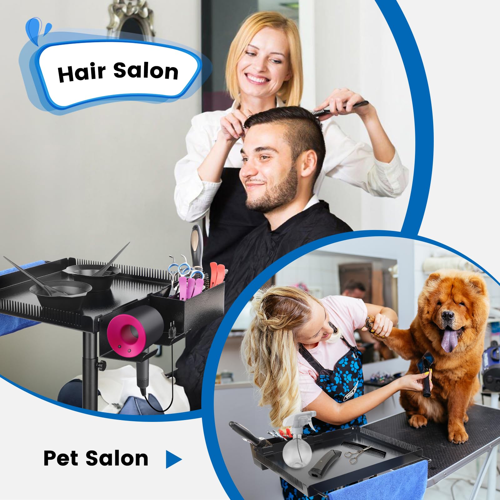Takeashine salon-tray-in-use shows versatile workflow across spa, salon, or studio.