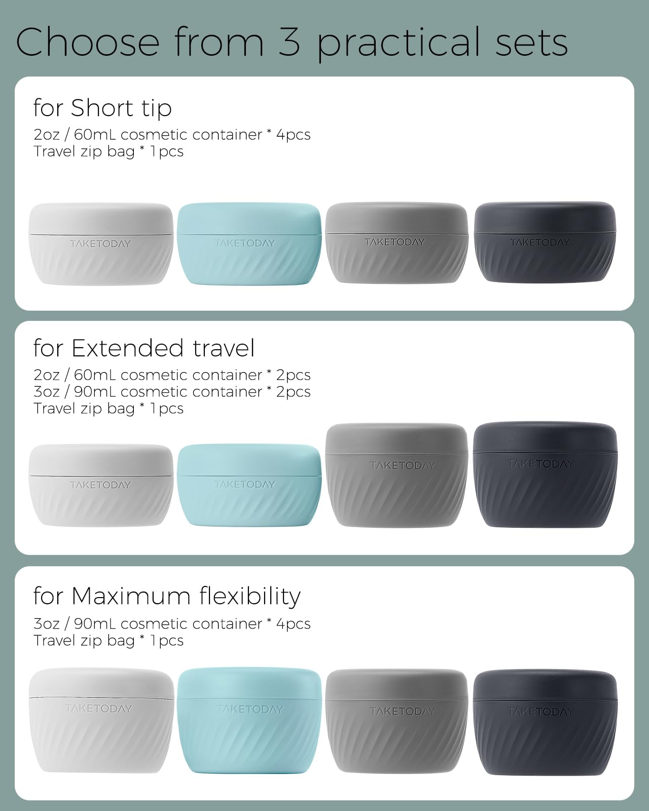 TakeToday lids provide secure closure to prevent spills during transit
