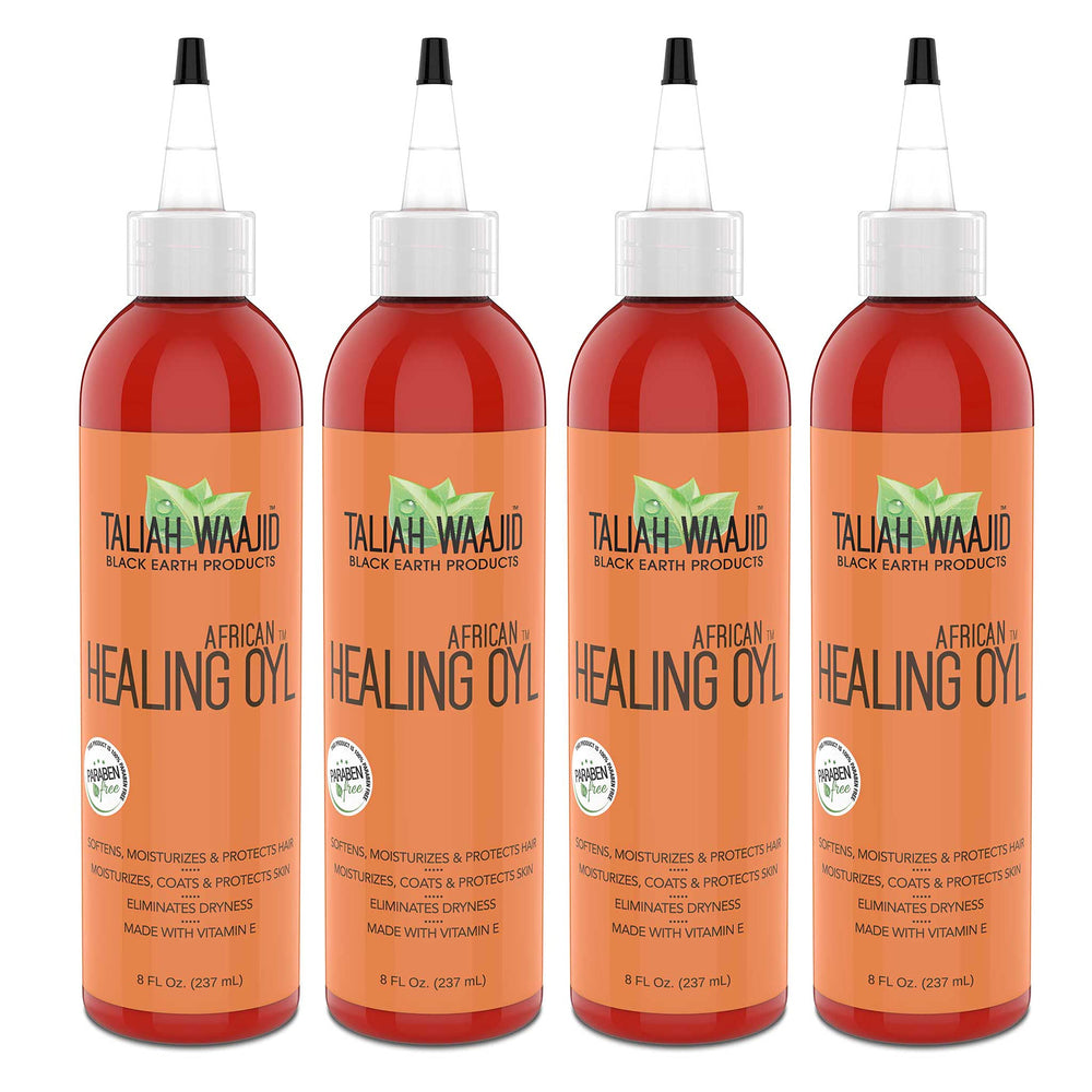 Taliah Waajid African Healing Oyl for hair application and added shine.