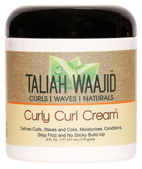 Taliah Waajid Curly Curl Cream 6oz 3Pack bottle defining curls and controlling frizz