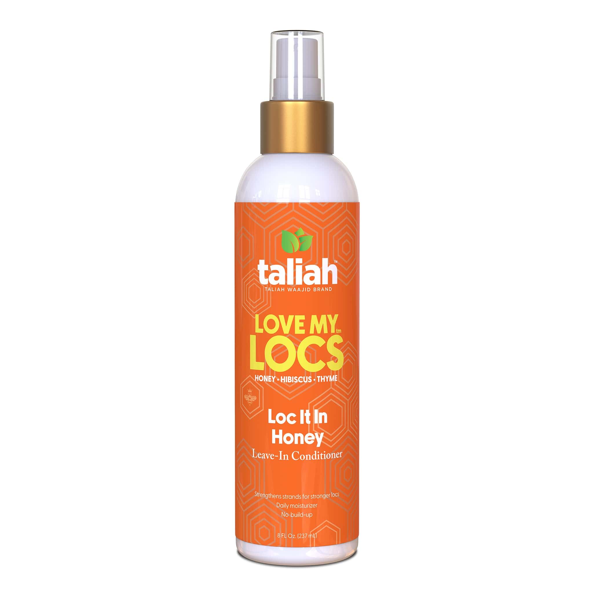 Love My Locs honey hibiscus scent image highlights refreshing aroma and scalp-soothing feel.