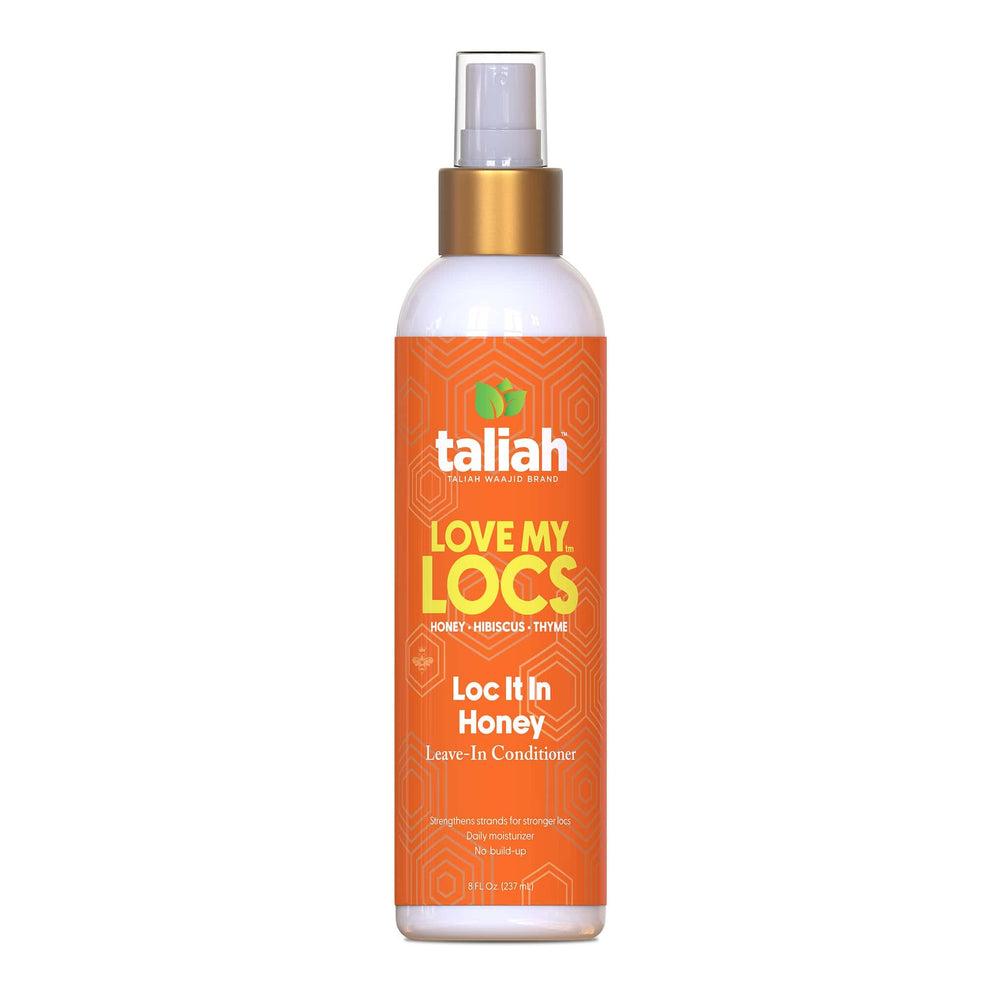Taliah Waajid Love My Locs spray bottle for easy application and hydrated locs.