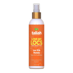 Taliah Waajid Love My Locs spray bottle for easy application and hydrated locs.