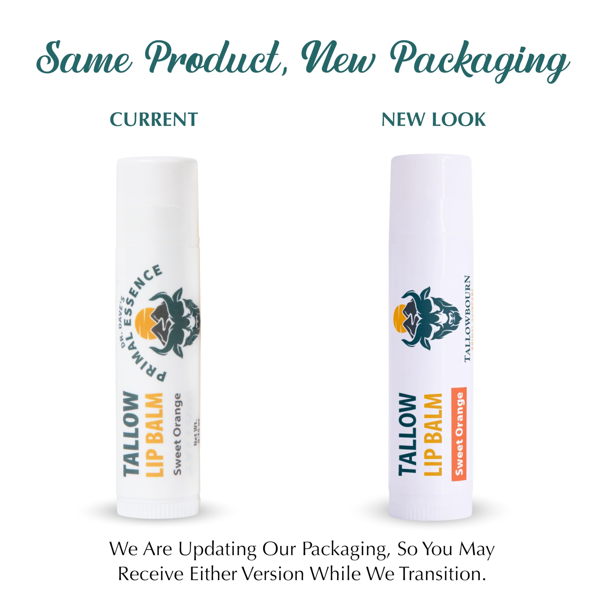 Tallowbourn grass-fed beef tallow ingredient close-up signaling nourishing lip care.