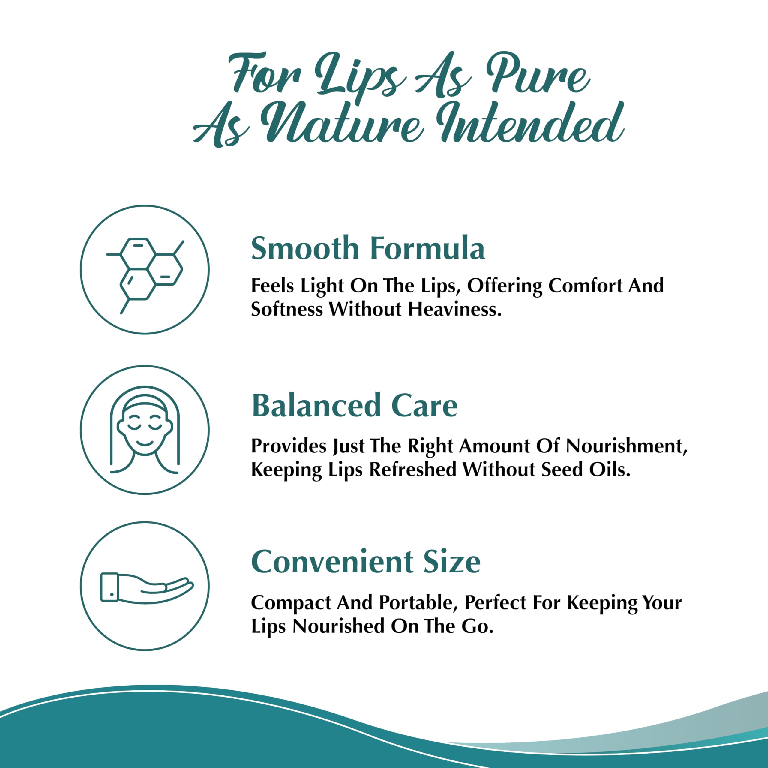 Tallowbourn application scene showing everyday smooth lip care for sensitive lips.