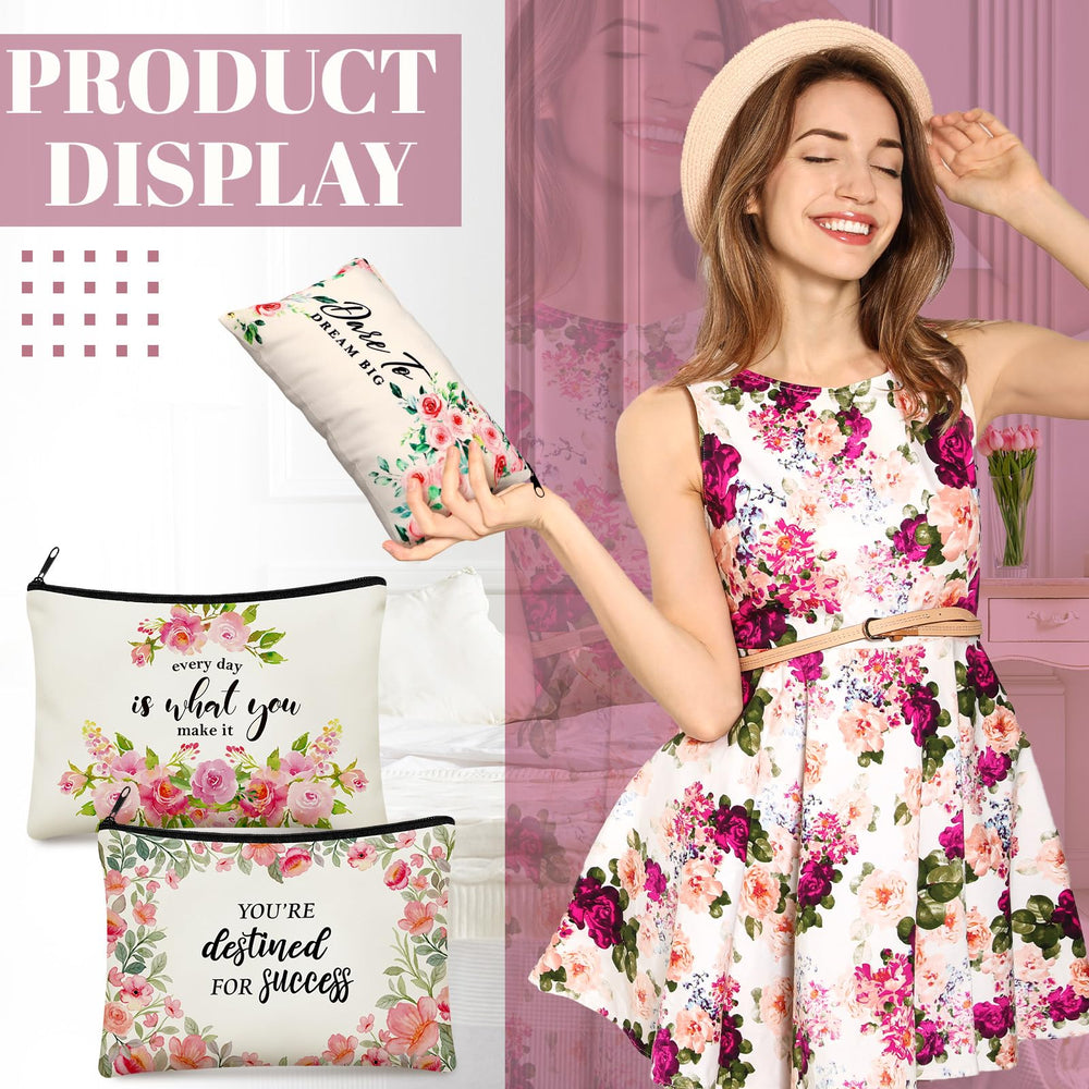 Talltalk nine-by-five-inch makeup bag ideal for travel.
