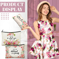 Talltalk nine-by-five-inch makeup bag ideal for travel.