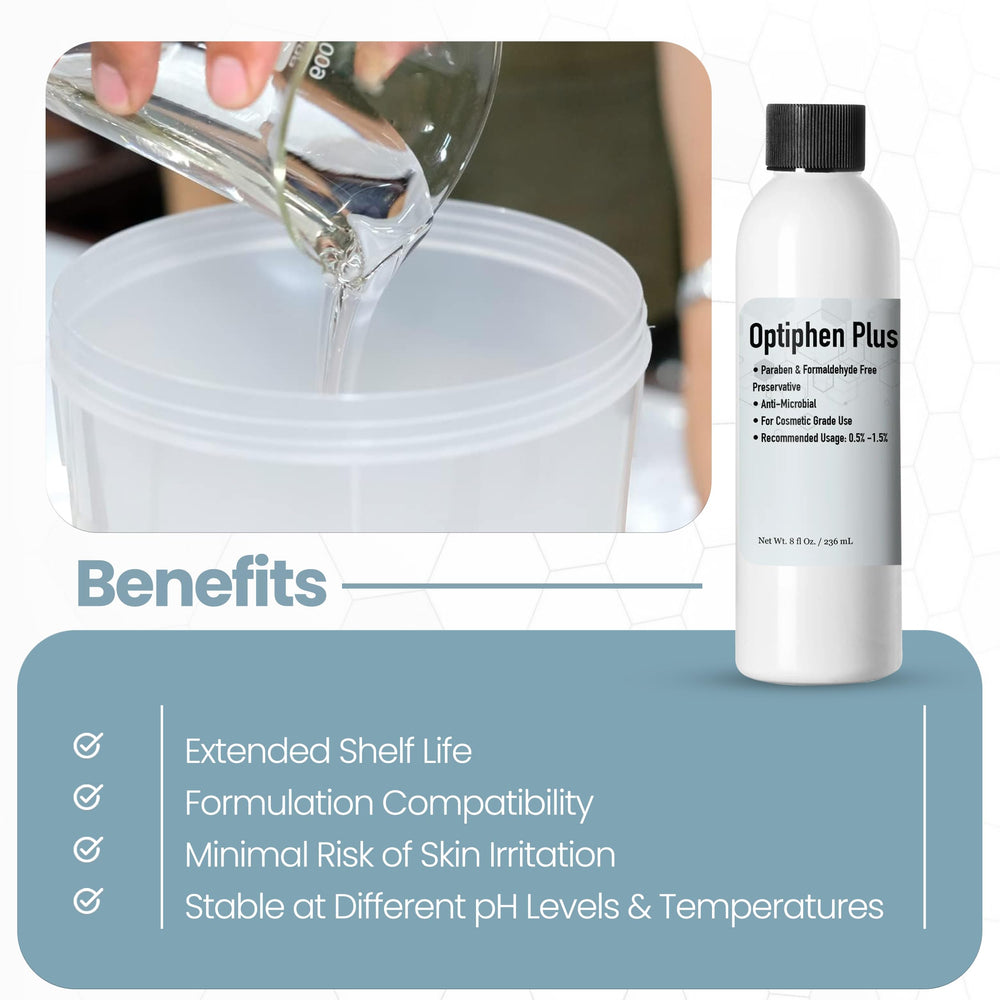 Talsen Optiphen Plus emulsion scene shows water and oil compatibility.