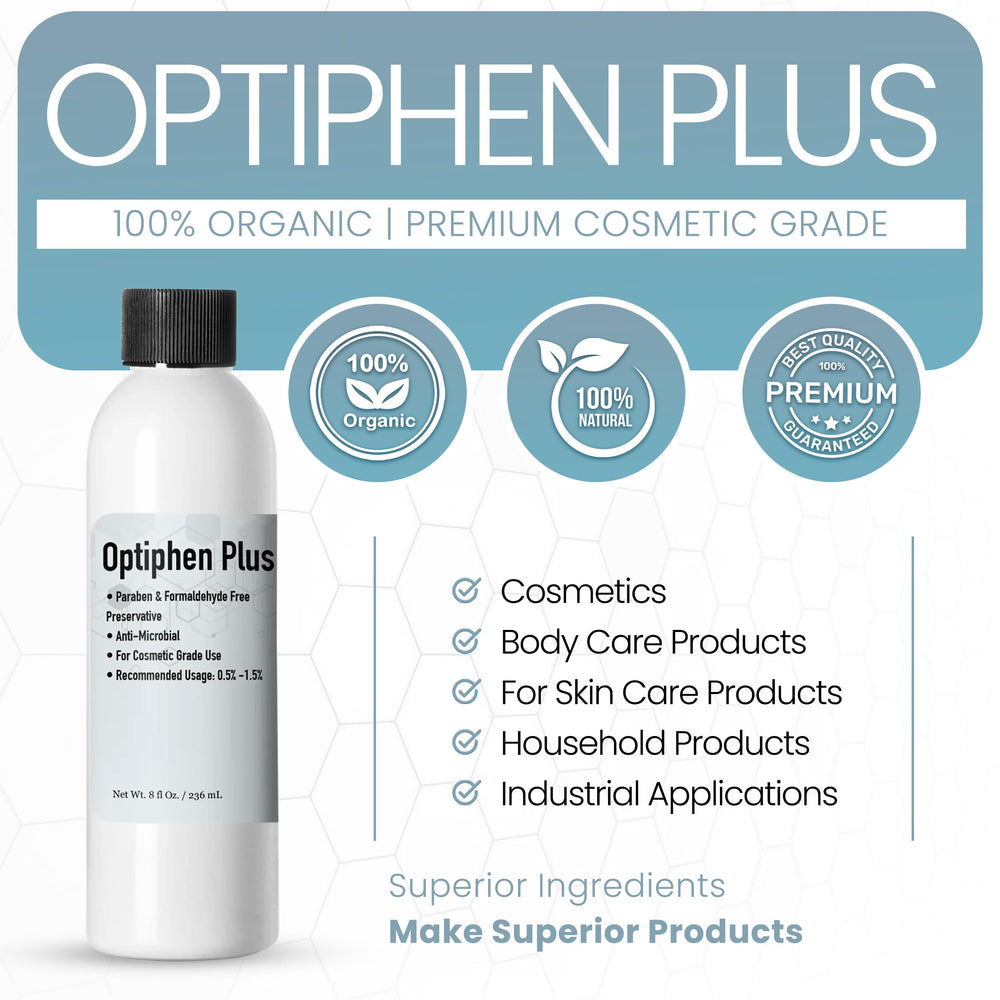 Talsen Optiphen Plus clear liquid in mixing bowl for emulsions.