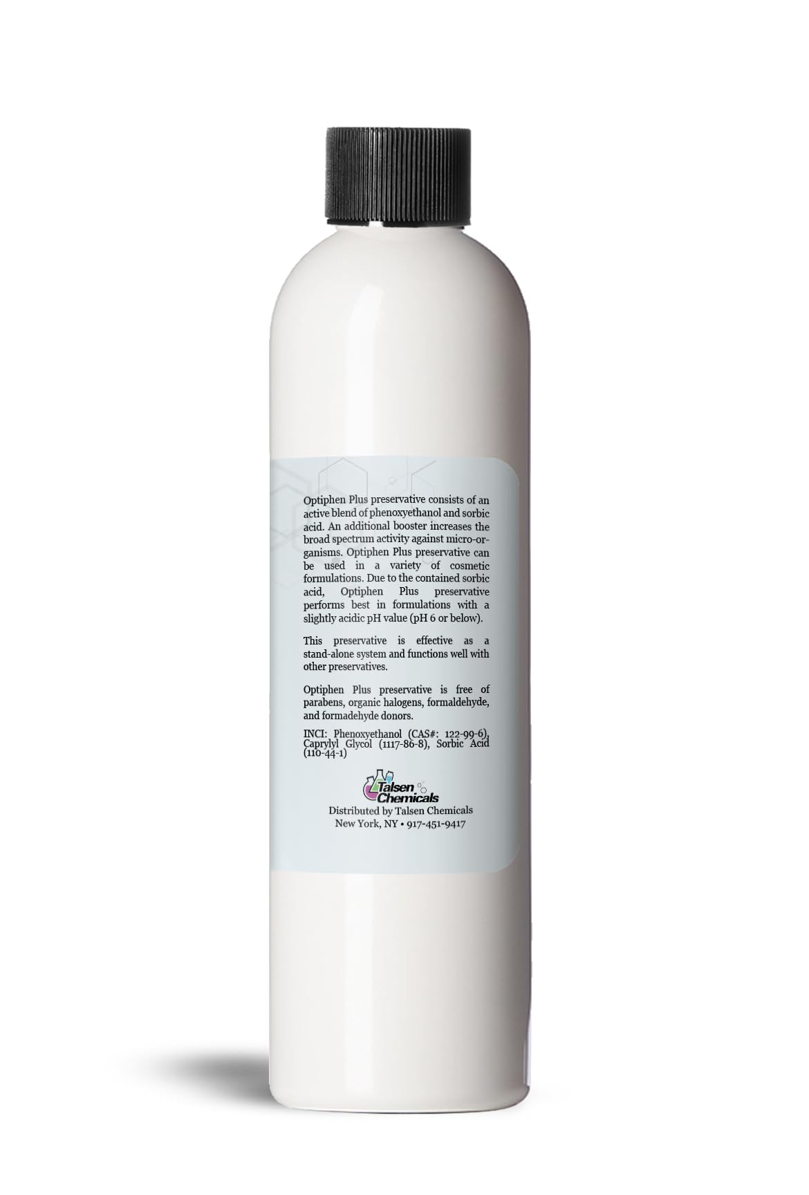 Talsen Optiphen Plus pump dispenser enabling precise dosing in lotions.
