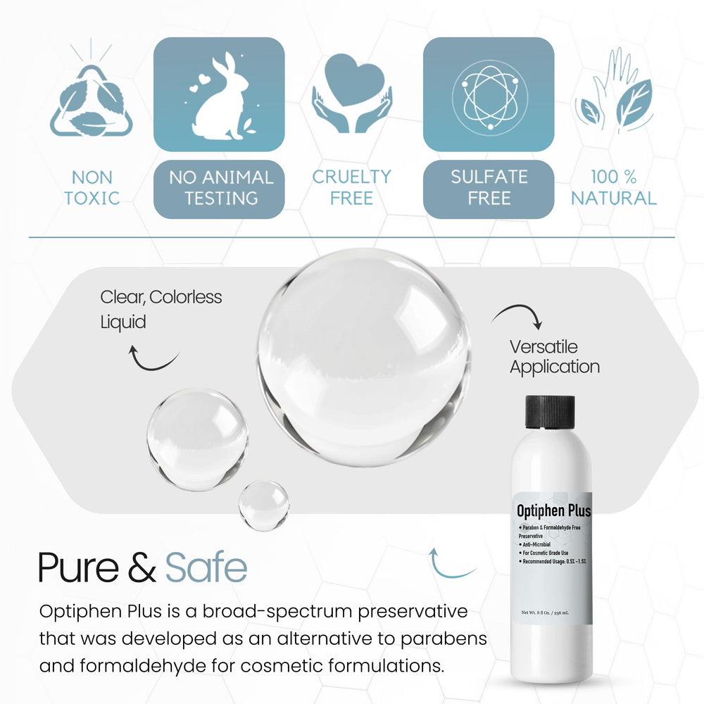 Talsen Optiphen Plus serum dropper for preserved active ingredients.