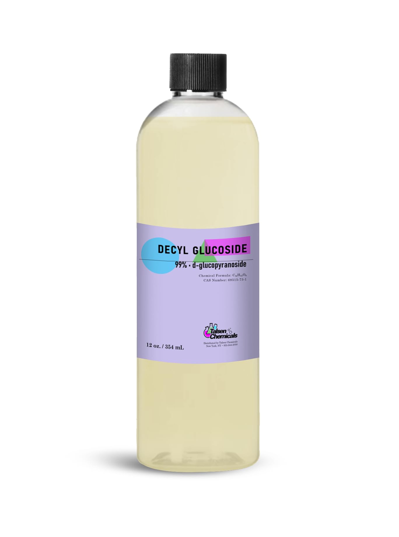 Talsen Decyl Glucoside bottle demonstrates plant-based cleansing for gentle DIY formulations
