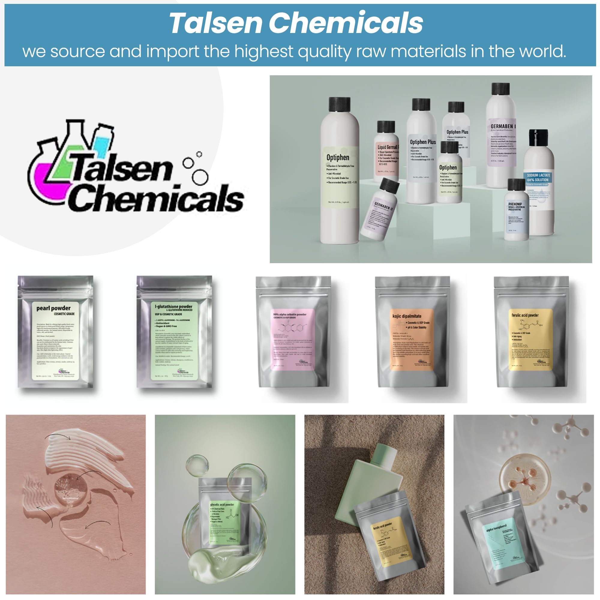 Talsen Decyl Glucoside diy-cosmetics-kit depicts plant-based cleansing solutions