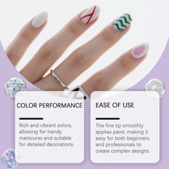 Talzpro durable chip-resistant finish keeps nail art looking fresh longer.