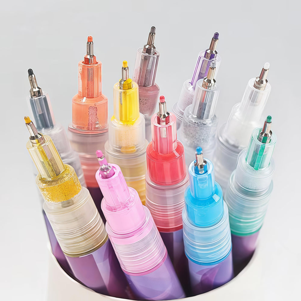 Talzpro easy-use nail art pens for beginners enable smooth application and lines.