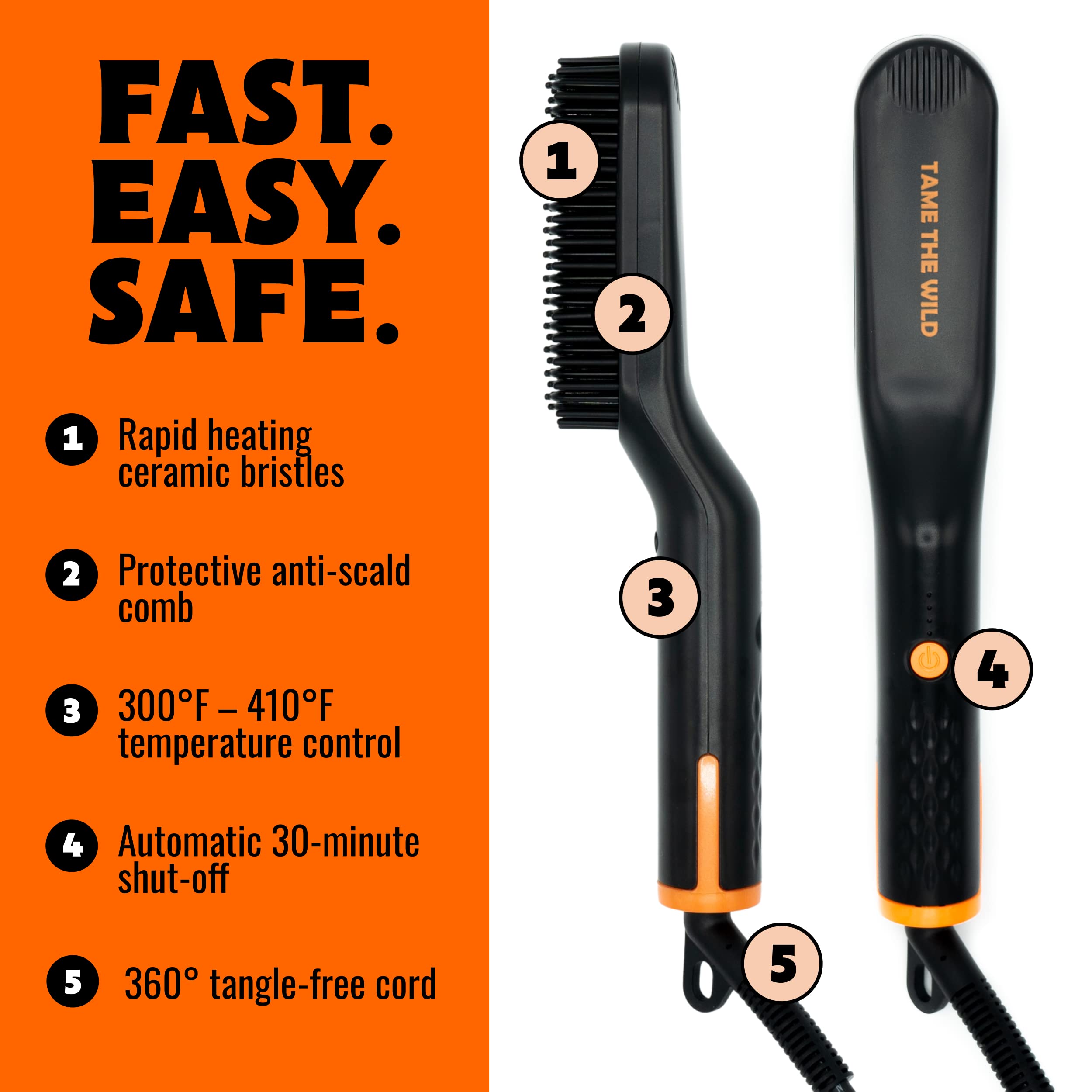 Tame the Wild heat protectant spray guards fibers during styling