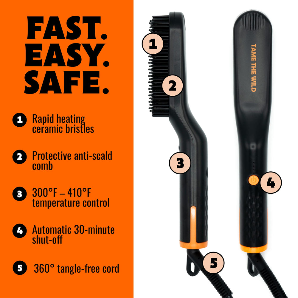 Tame the Wild heat protectant spray guards fibers during styling