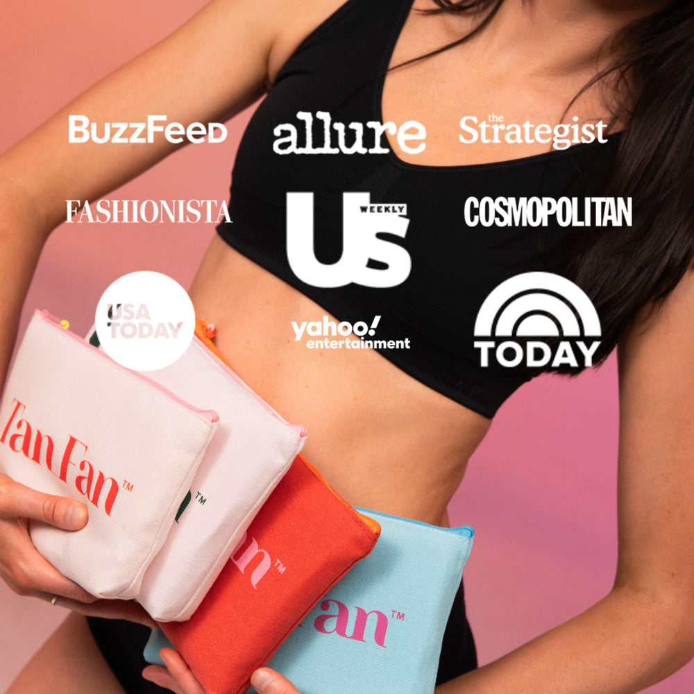 Tan Fan anti-streak finish helps you tan, sleep, or go out confidently.