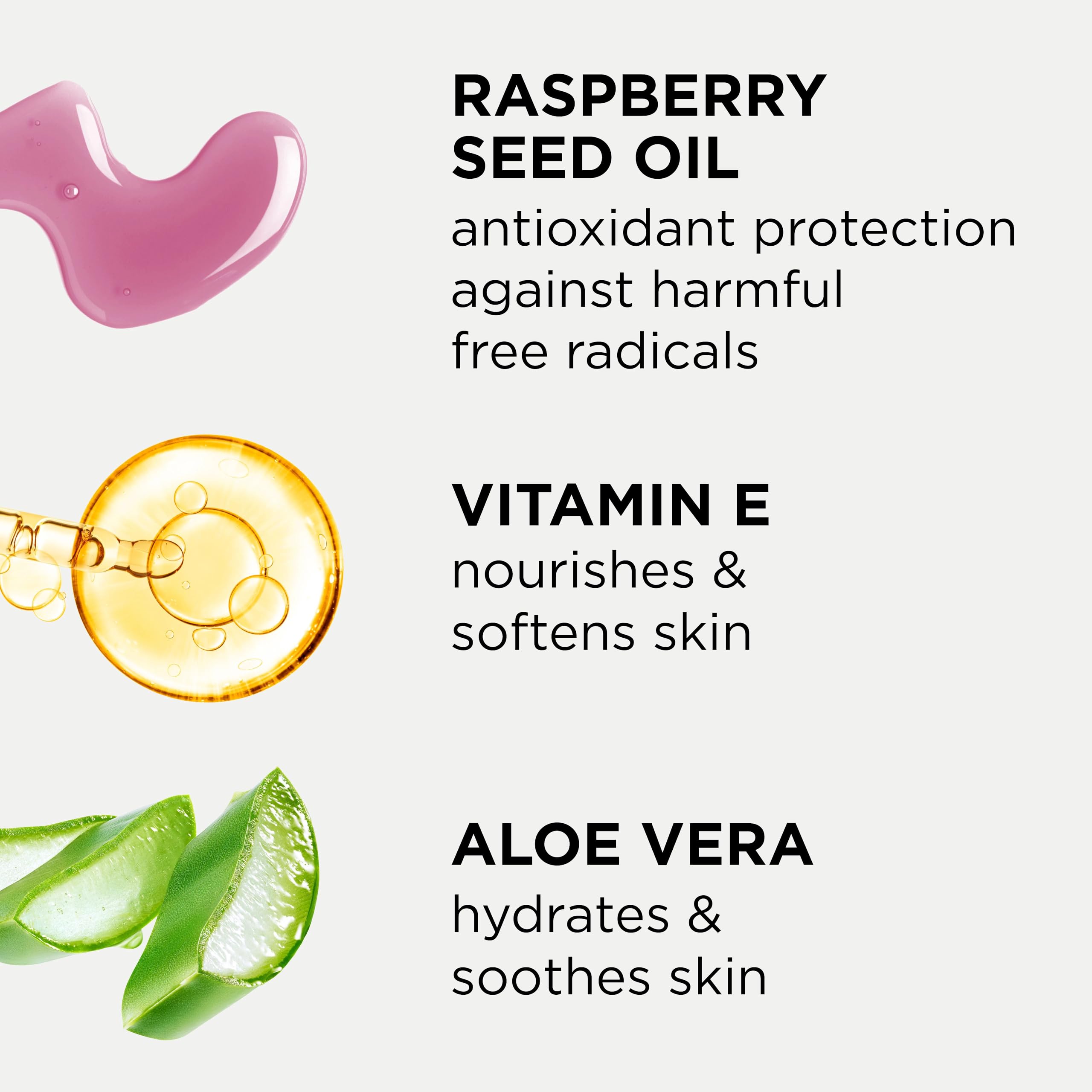 Tan-Luxe Aloe Vera soothing base delivers hydration for a streak-free finish.