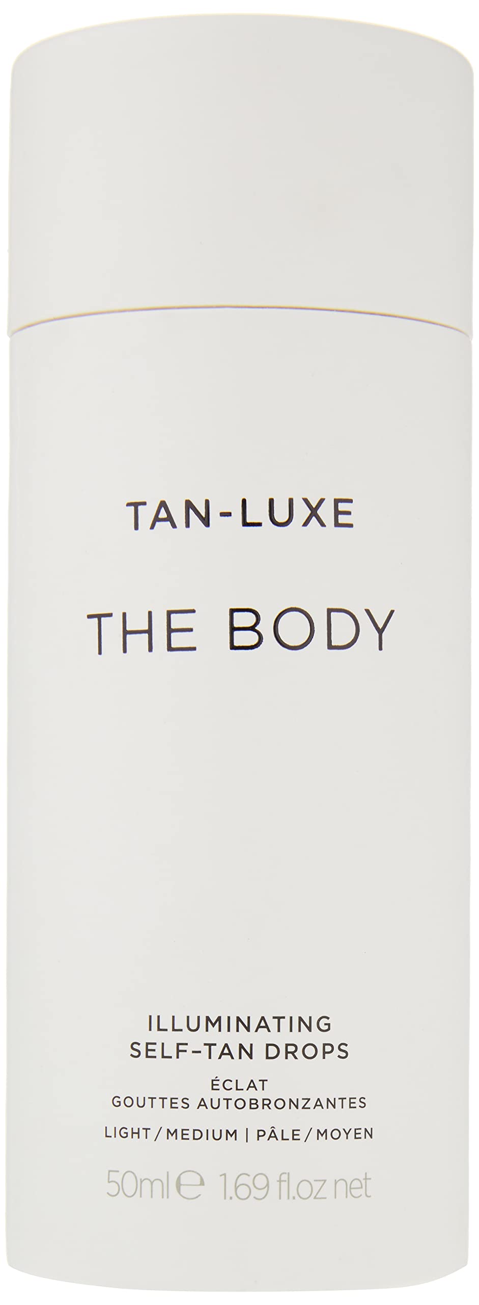 Tan-Luxe The Body drops mixed with lotion customize color and glow.