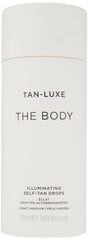 Tan-Luxe The Body drops mixed with lotion customize color and glow.