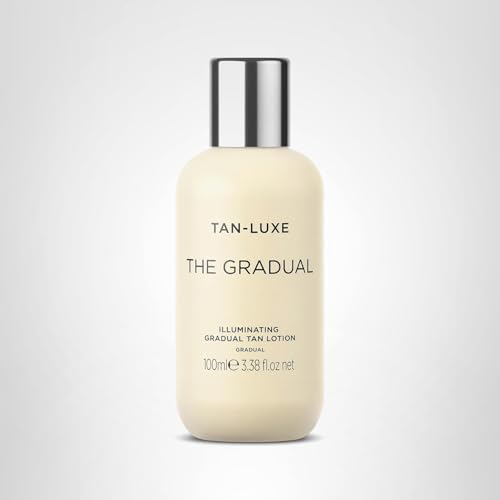 Tan-Luxe Gradual color swatch demonstrates buildable shade