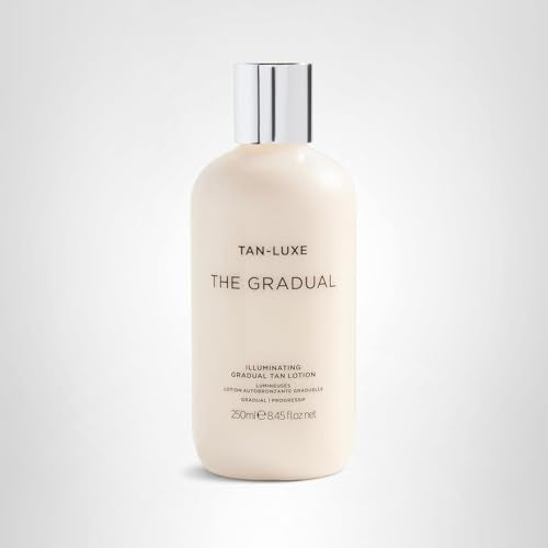 Tan-Luxe Gradual bottle with vegan, cruelty-free branding