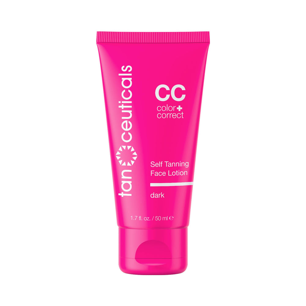 Tanceuticals Facial Self Tanner packaging—easy-to-use bottle for daily face tanning
