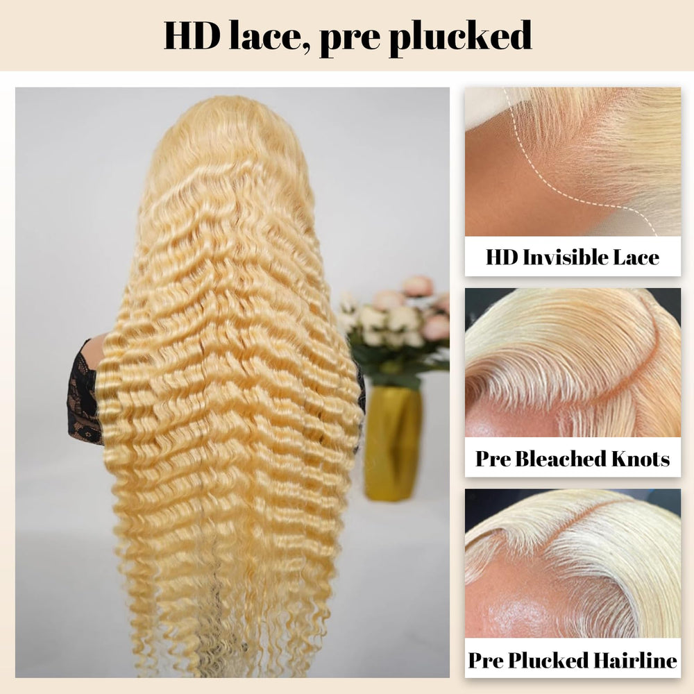 Tanduca 613 13x6 hd lace close-up showing seamless scalp illusion.