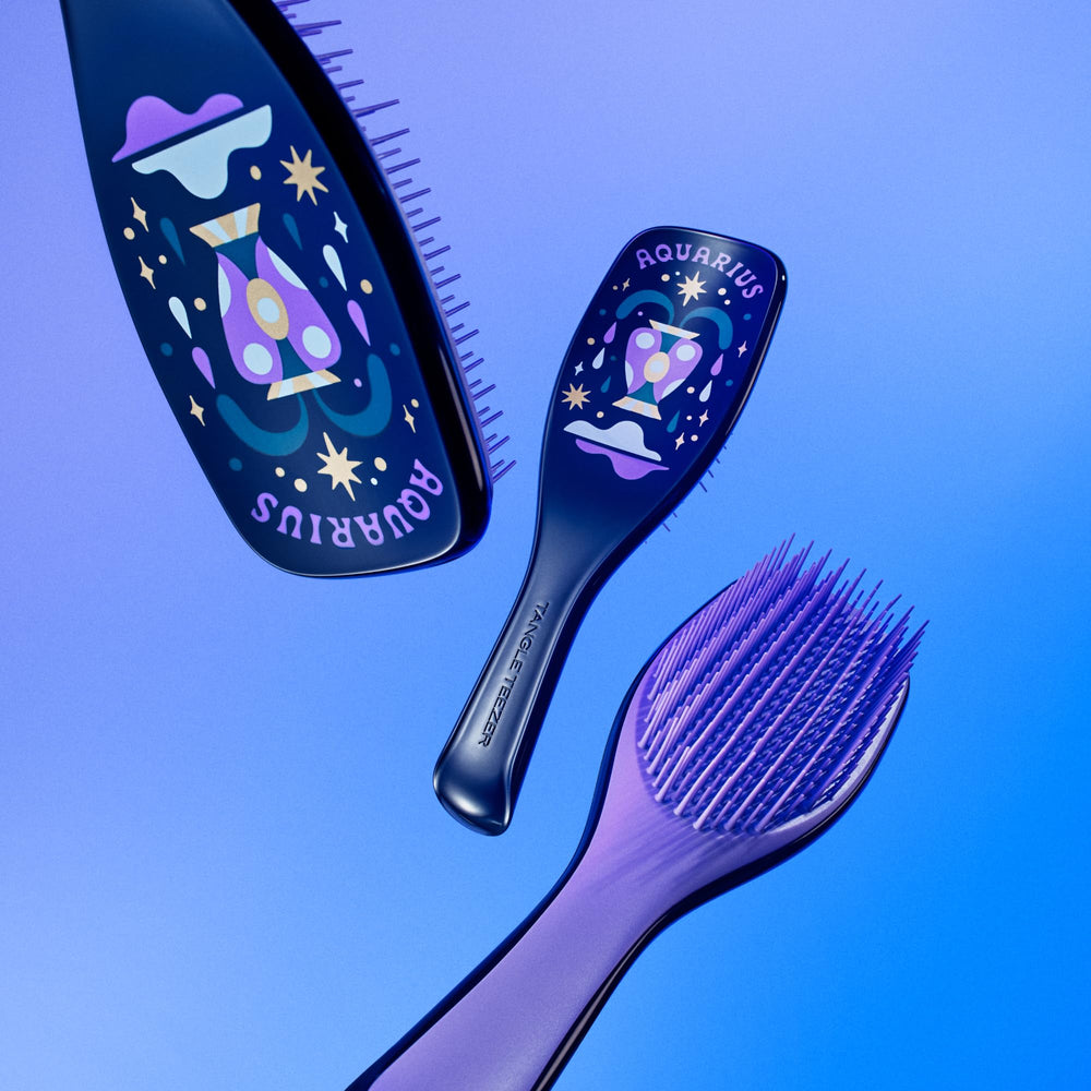 Tangle Teezer breakage-reduction haircare angle with gentle detangling.