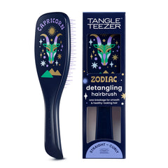 Tangle Teezer Capricorn artwork handle enables knot-free detangling gently