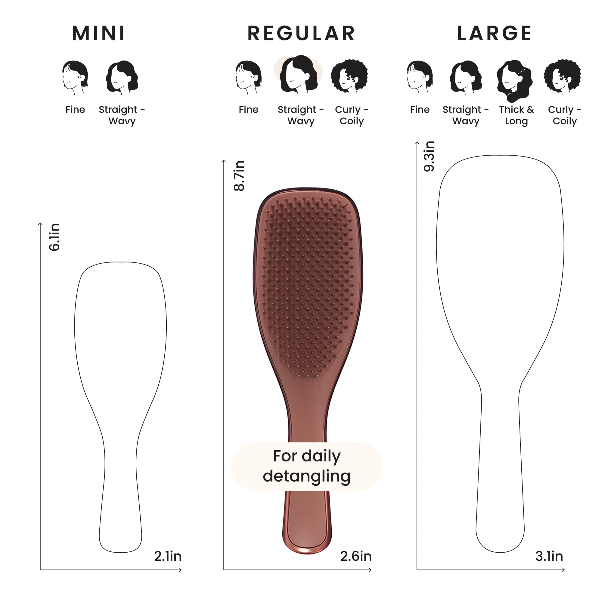Tangle Teezer Chrome Ultimate Detangler kid-friendly use for all ages