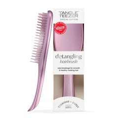 Tangle Teezer Chrome Ultimate Detangler Brush with chrome finish for knot-free detangling