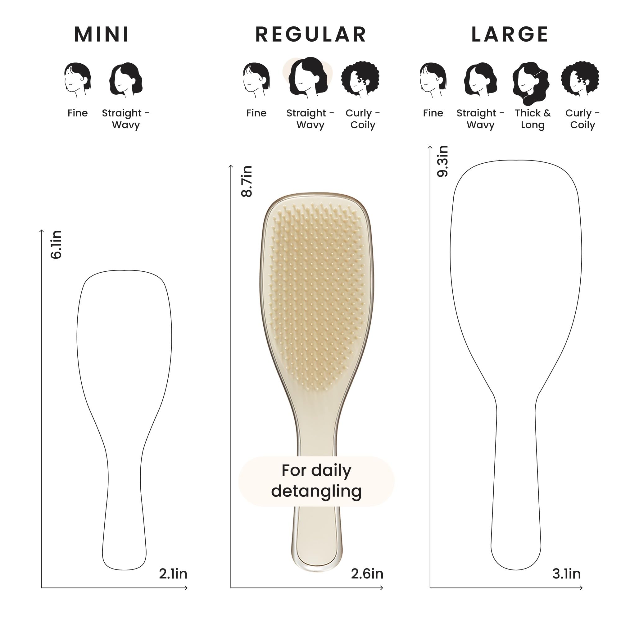 Tangle Teezer Chrome Ultimate Detangler ergonomic handle for comfortable styling sessions.