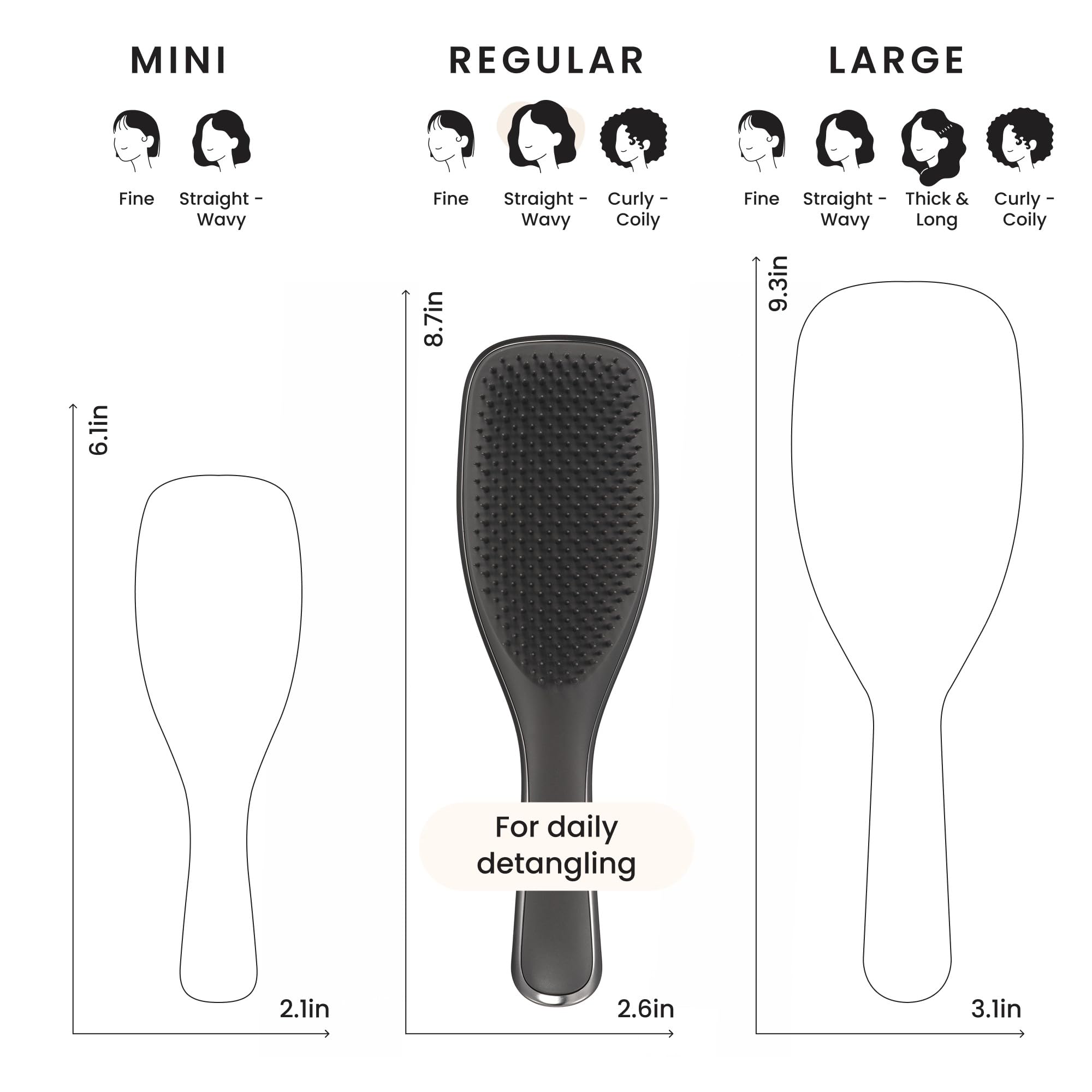 Kids-friendly brushing with Tangle Teezer Chrome Ultimate Detangler gentle glide