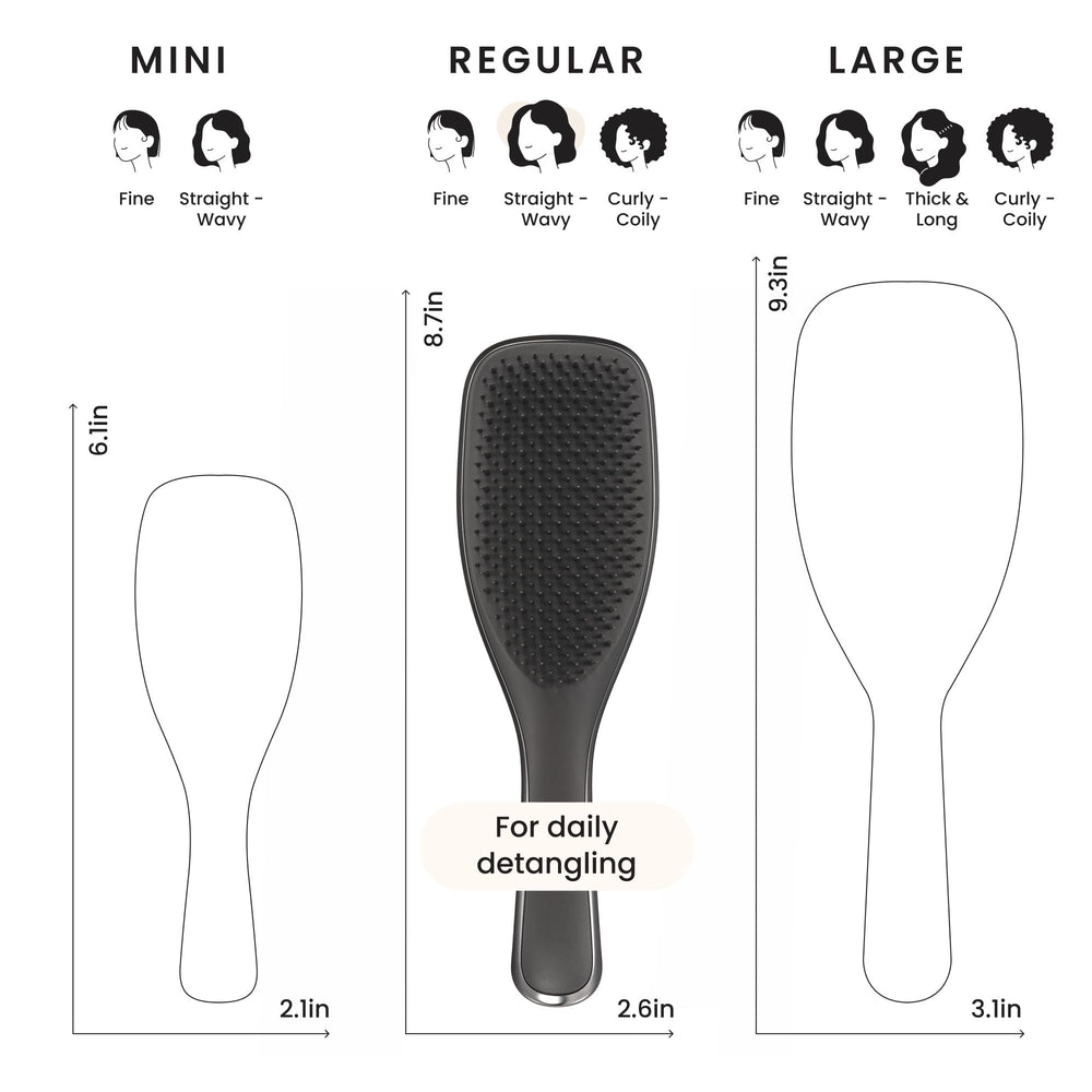 Kids-friendly brushing with Tangle Teezer Chrome Ultimate Detangler gentle glide