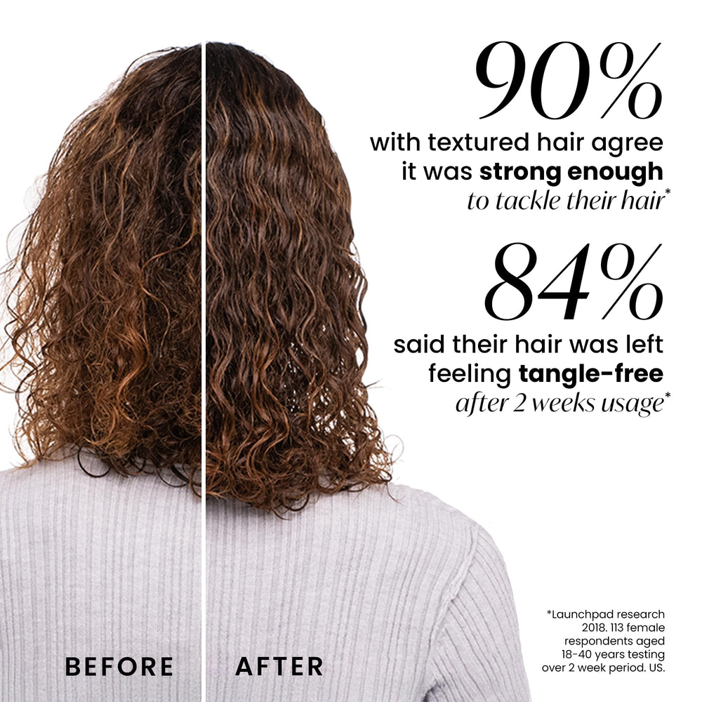 Palm-friendly design offers comfortable grip during detangling sessions.
