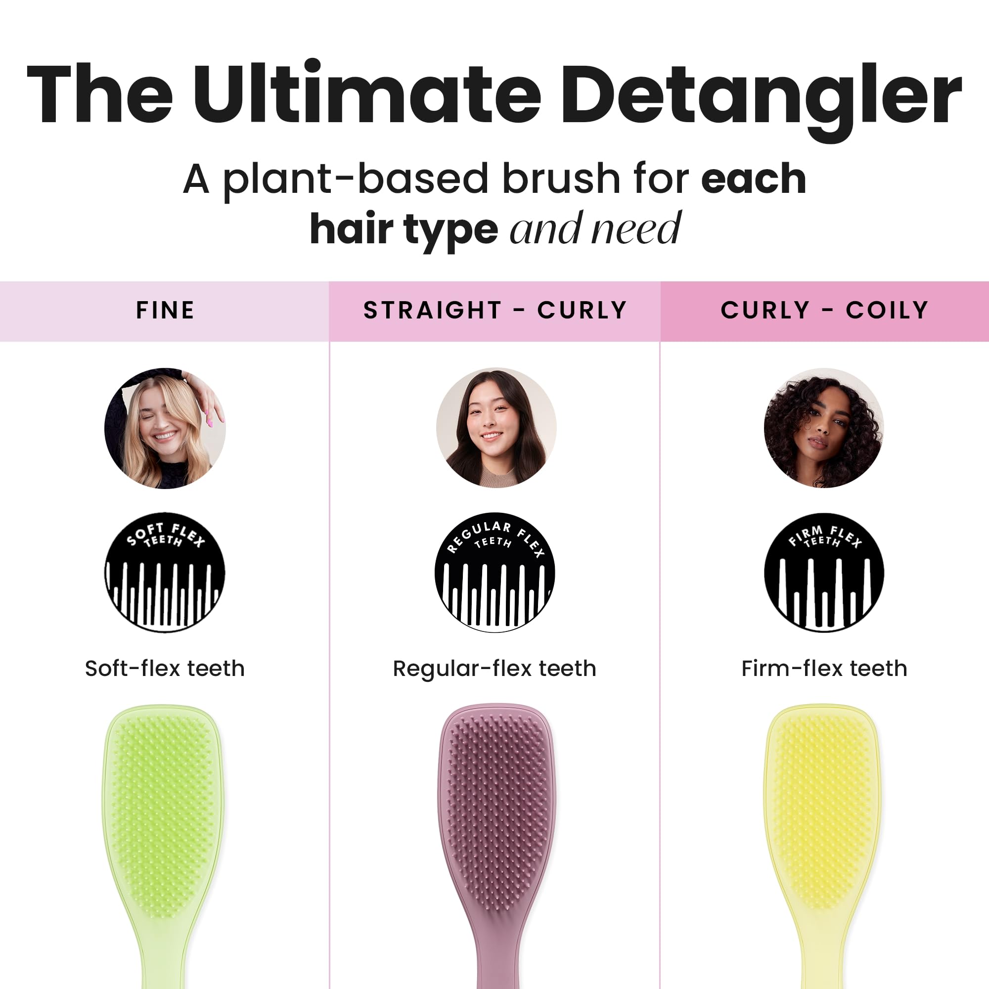 Tangle Teezer Plant-Based Ultimate Detangler Brush earthy purple finish enhances routine.