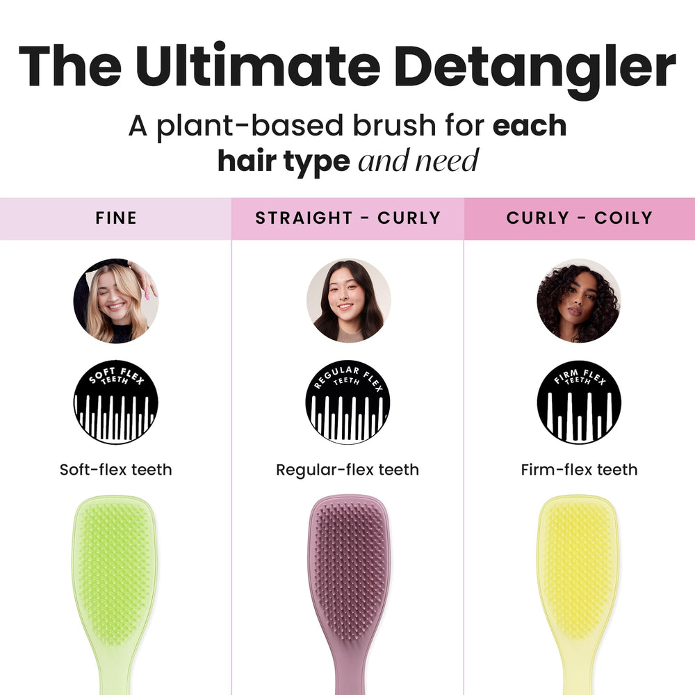 Tangle Teezer Plant-Based Ultimate Detangler Brush earthy purple finish enhances routine.