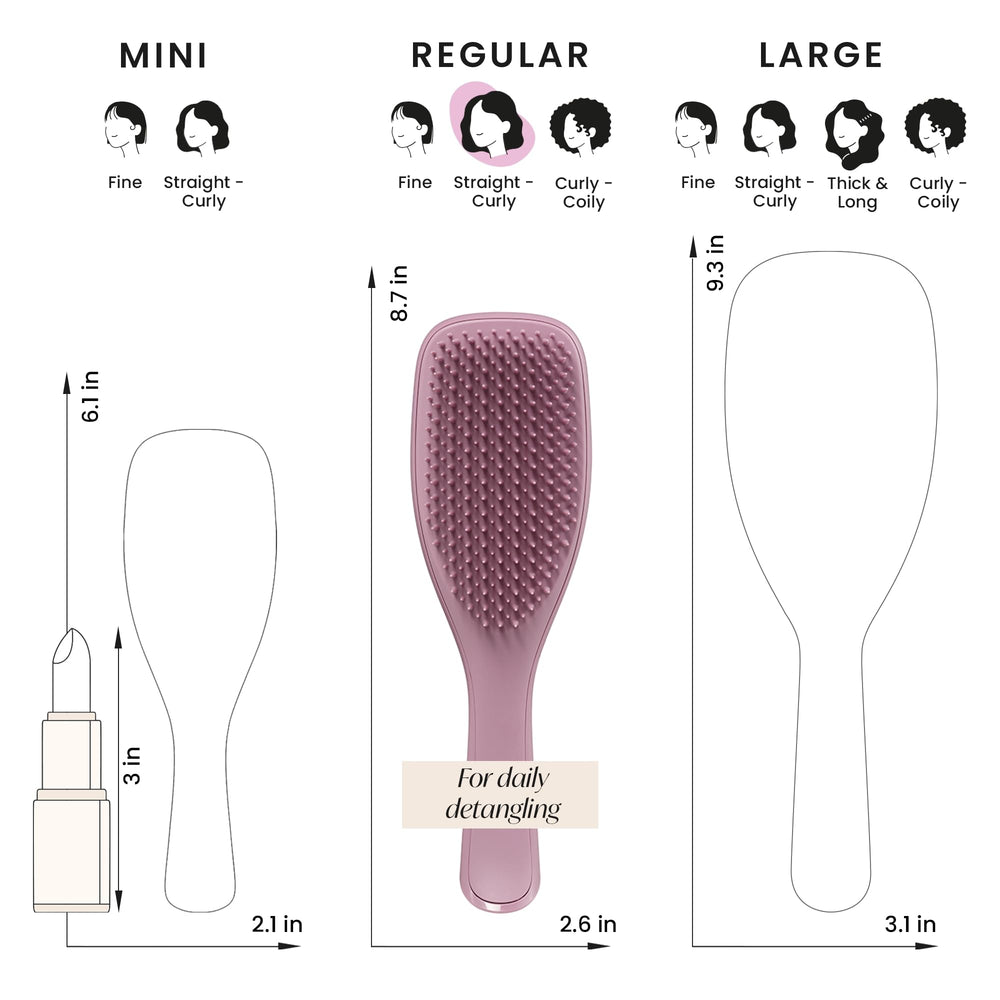 Tangle Teezer Plant-Based Ultimate Detangler Brush packaging emphasizes sustainability.