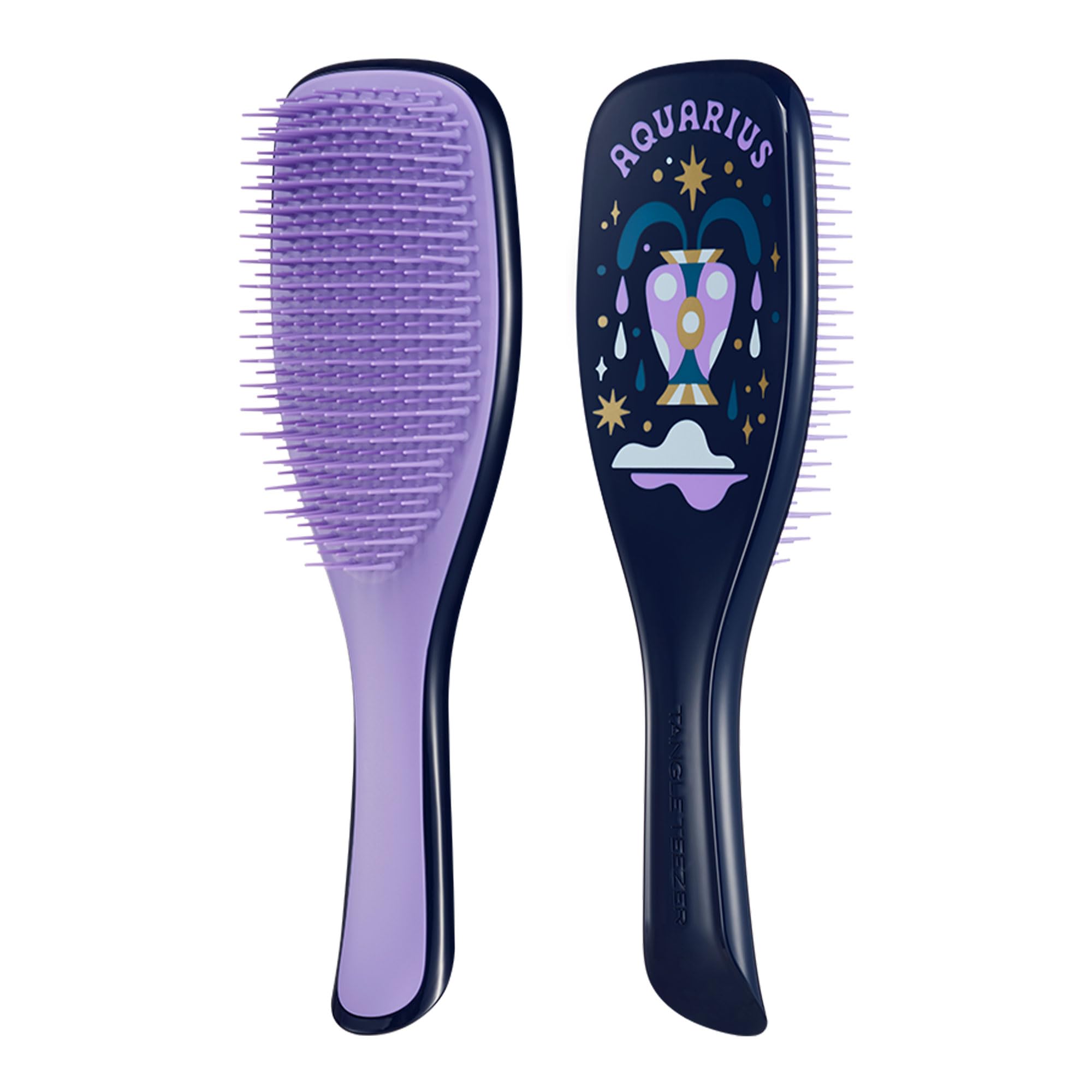 Tangle Teezer shower-brush application distributing conditioner through hair.