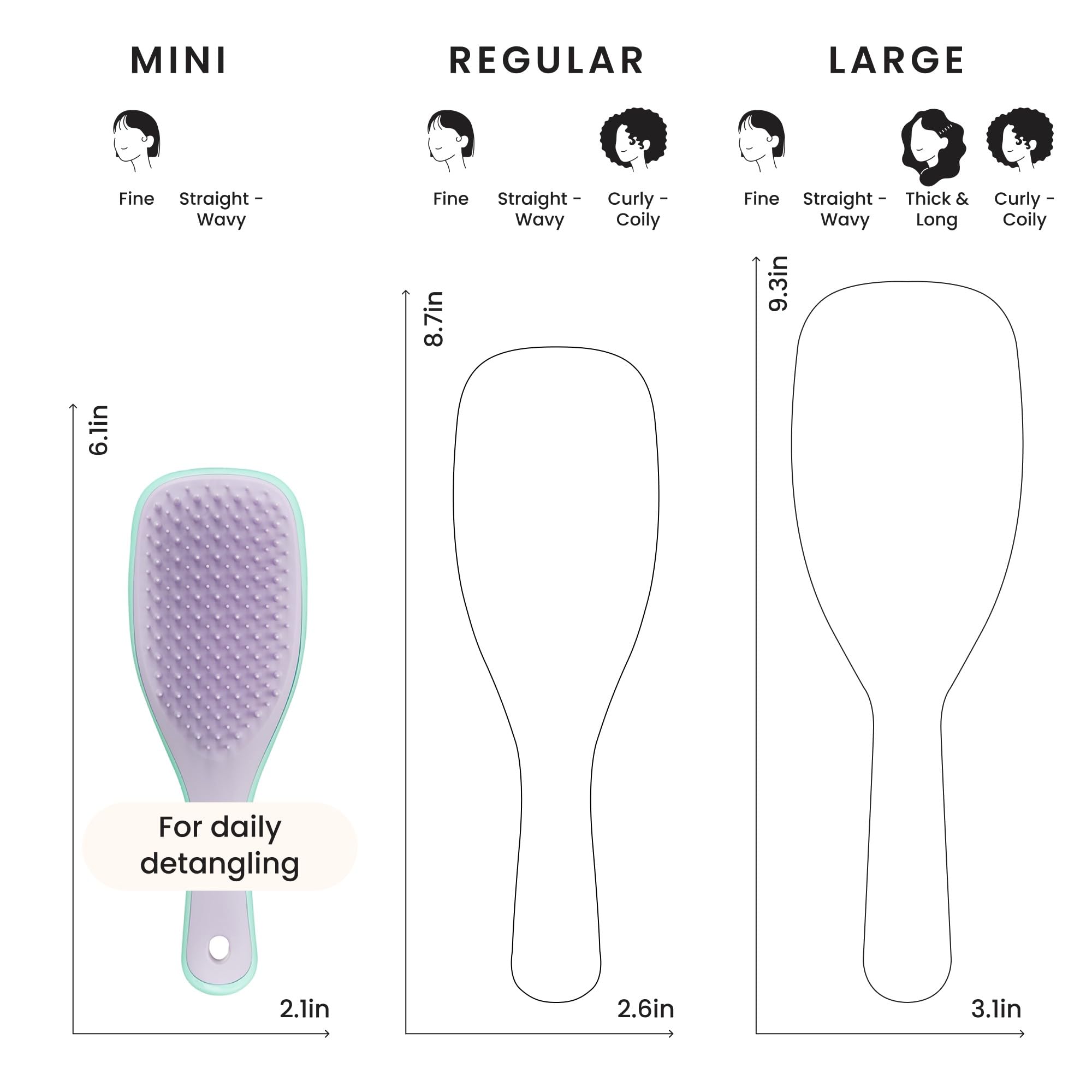 Tangle Teezer sustainable packaging update shown with eco-friendly look.