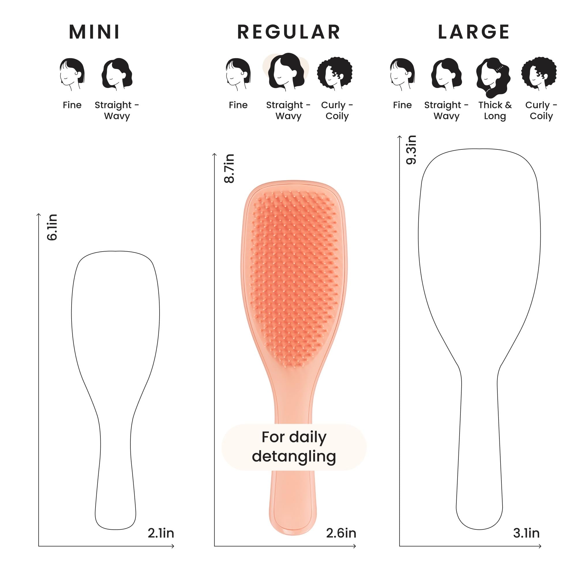 Tangle Teezer Ultimate Detangler Brush shower use for even product distribution
