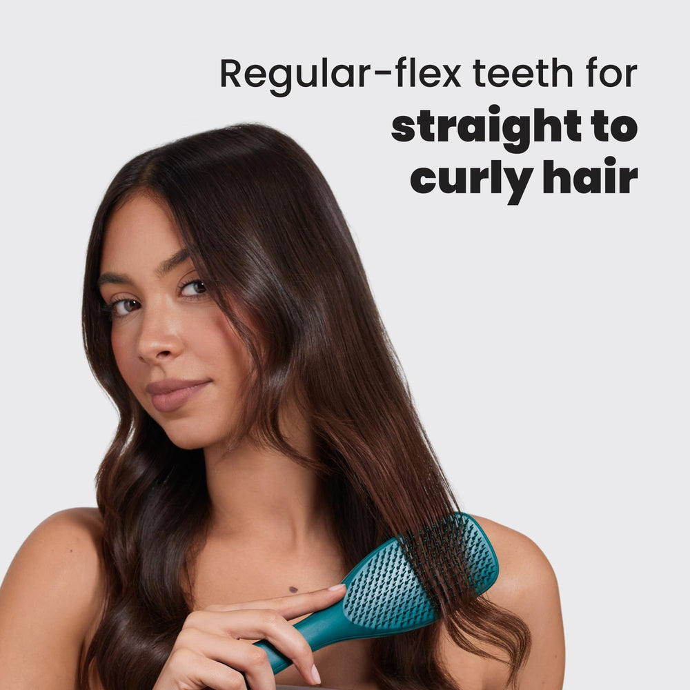 Tangle Teezer Ultimate Detangler Emerald Green short teeth smooths strands
